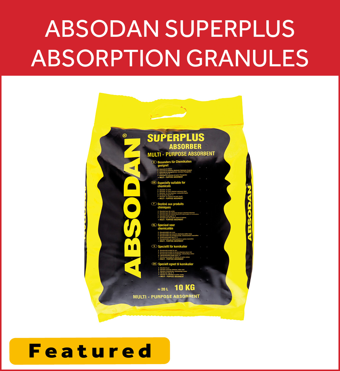 Absodan Superplus Absorption Granules 10kg